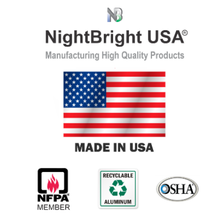 Load image into Gallery viewer, Photoluminescent exit signs made in the USA
